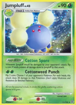 Pokémon-Karte Jumpluff 011/132