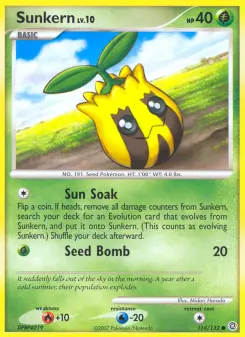 Pokémon-Karte Sunkern 114/132