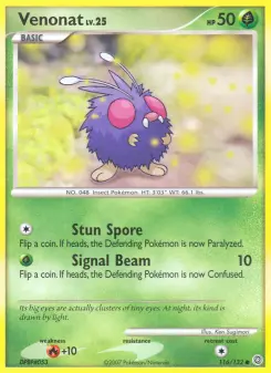 Pokémon-Karte Venonat 116/132