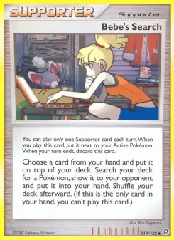 Pokémon-Karte Bebe's Search 119/132