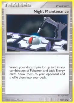 Pokémon-Karte Night Maintenance 120/132