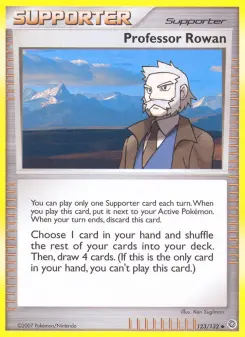 Pokémon-Karte Professor Rowan 123/132