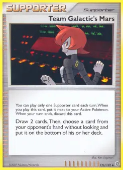 Pokémon-Karte Team Galactic's Mars 126/132
