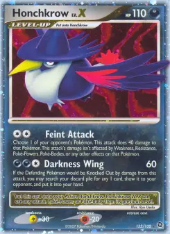 Pokémon-Karte Honchkrow 132/132