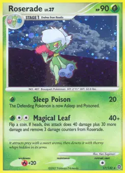 Pokémon-Karte Roserade 017/132