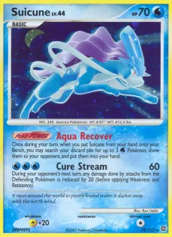 Pokémon-Karte Suicune 019/132