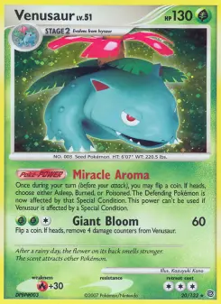 Pokémon-Karte Venusaur 020/132