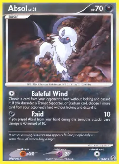 Pokémon-Karte Absol 021/132
