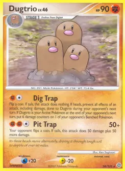 Pokémon-Karte Dugtrio 024/132