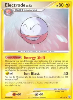 Pokémon-Karte Electrode 026/132