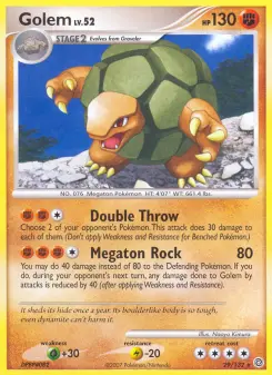 Pokémon-Karte Golem 029/132