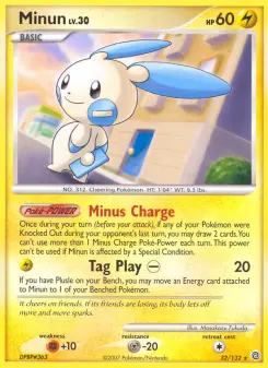 Pokémon-Karte Minun 032/132