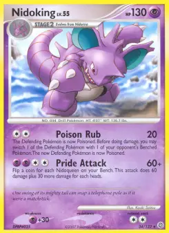 Pokémon-Karte Nidoking 034/132