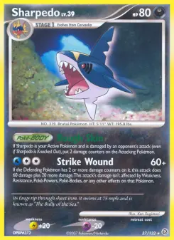 Pokémon-Karte Sharpedo 037/132