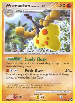 Pokémon-Karte Wormadam Sandy Cloak 042/132