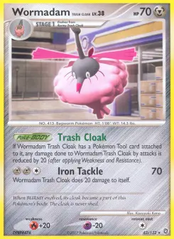 Pokémon-Karte Wormadam Trash Cloak 043/132