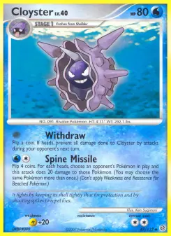 Pokémon-Karte Cloyster 047/132