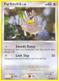 Pokémon-Karte Farfetch'd 049/132