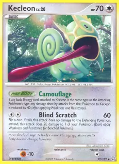 Pokémon-Karte Kecleon 052/132