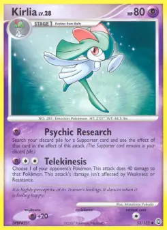 Pokémon-Karte Kirlia 053/132