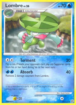 Pokémon-Karte Lombre 054/132