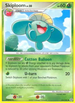 Pokémon-Karte Skiploom 065/132