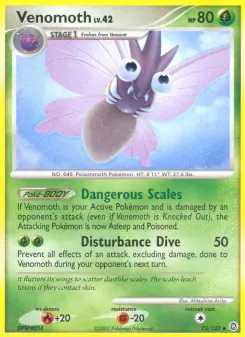 Pokémon-Karte Venomoth 073/132