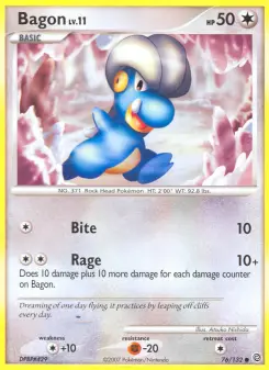 Pokémon-Karte Bagon 076/132