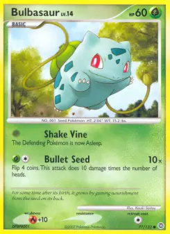 Pokémon-Karte Bulbasaur 077/132