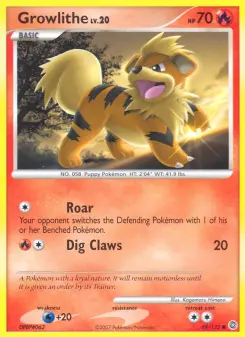 Pokémon-Karte Growlithe 089/132