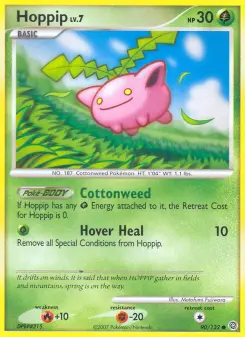 Pokémon-Karte Hoppip 090/132