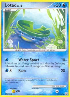 Pokémon-Karte Lotad 092/132