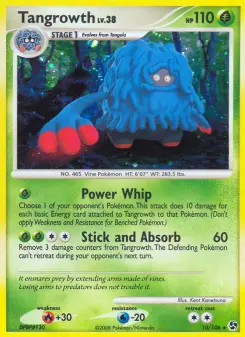 Pokémon-Karte Tangrowth 010/106