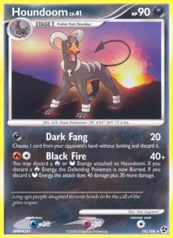 Pokémon-Karte Houndoom 018/106