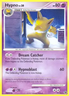 Pokémon-Karte Hypno 019/106