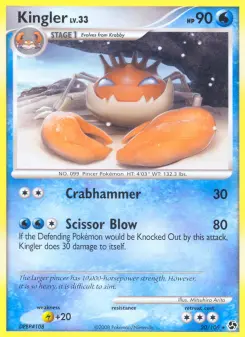 Pokémon-Karte Kingler 020/106