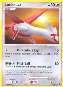 Pokémon-Karte Latias 022/106