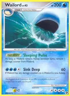 Pokémon-Karte Wailord 030/106