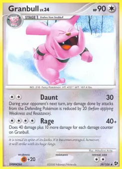 Pokémon-Karte Granbull 039/106