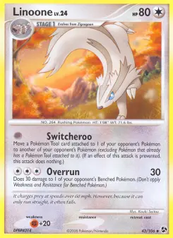 Pokémon-Karte Linoone 043/106