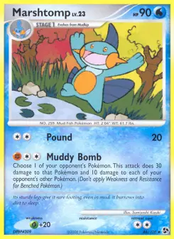Pokémon-Karte Marshtomp 046/106