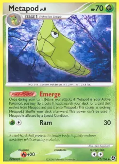 Pokémon-Karte Metapod 047/106