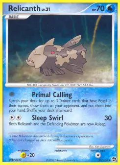 Pokémon-Karte Relicanth 051/106