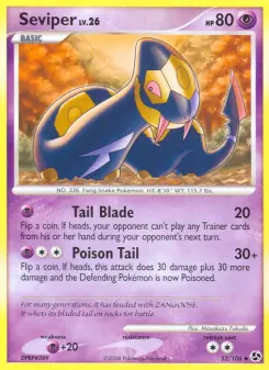 Pokémon-Karte Seviper 052/106