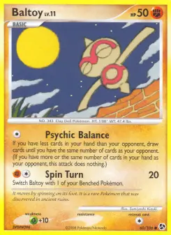 Pokémon-Karte Baltoy 060/106