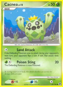 Pokémon-Karte Cacnea 062/106