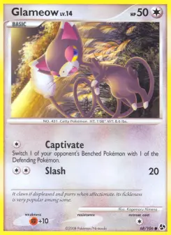 Pokémon-Karte Glameow 068/106