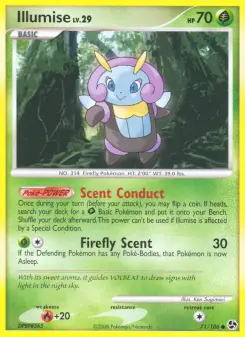 Pokémon-Karte Illumise 071/106