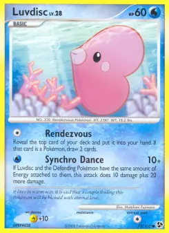 Pokémon-Karte Luvdisc 077/106