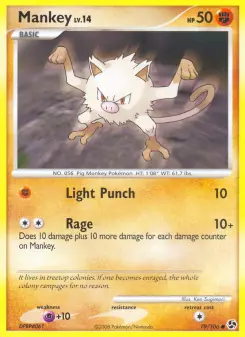 Pokémon-Karte Mankey 079/106